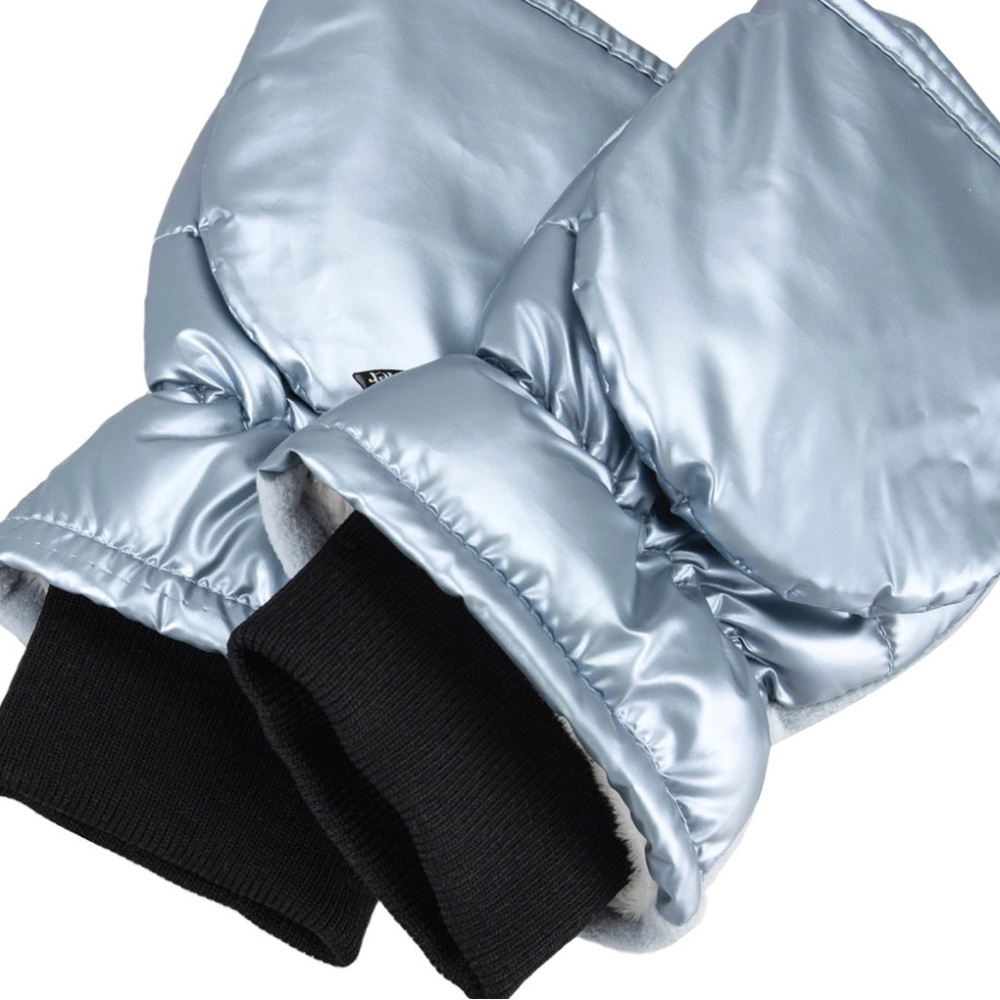 ❄️ NWT Isotoner Metallic Flip-Top Mittens | Blue | S/M & L/XL - Picture 6 of 8